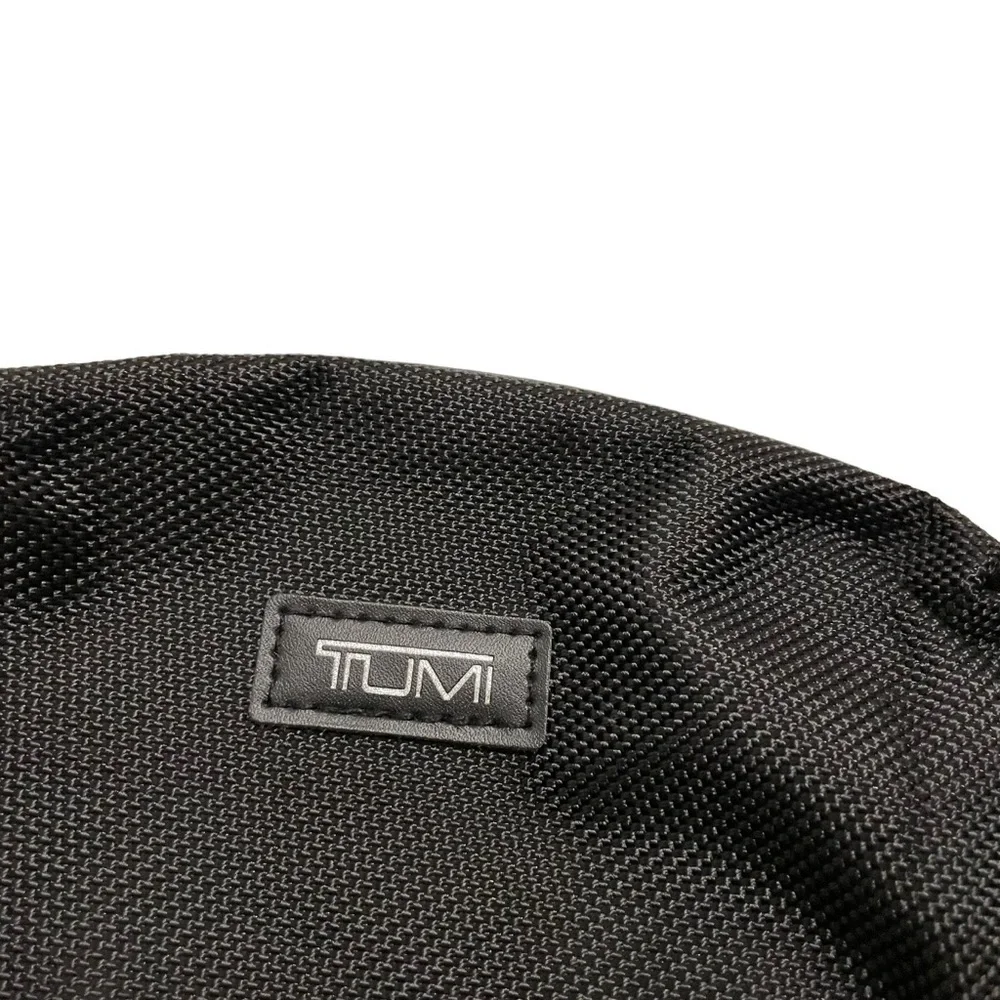 TUMI Small Black Makeup Toiletry Pouch Bag